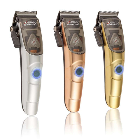 Gamma+  X-Ergo Professional Linear Modular Magnetic Motor Clipper  Silver, Gold and Rose color