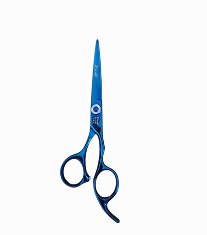 Kashi BL-1160 Professional Hair Cutting Shears  Japanese  Steel,  6 inch Blue Color