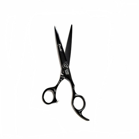 Kashi B-1170 Professional Shears, Hair Cutting  Japanese  Steel,  7" Black Color : B-1170