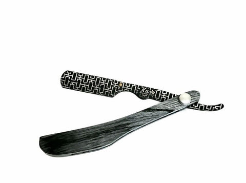 Kashi professional barber shaving Razor Holder Wood handle