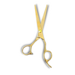 Kashi G-1165 Professional Cutting Hair Shears Gold Color -Japanese  Steel 6.5 inch