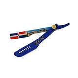 Kashi Professional Barber  Razor Dominican Republic Flag Blue Color RDR-114 : RDR-114 tkrazbrd