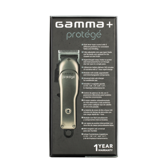 Gamma+ Protege Trimmer Gunmetal  GP1HB - Capelli Beauty & Barber Supply