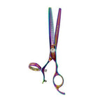 Kashi CR-522T Professional Rotating Thumb Styling, Barber Thinning Shears 6.5" Japanese Cobalt Steel : CR-522T