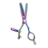 Kashi JR-505T, Professional Rotating Thumb Styling, Barber Thinning Shears 6.5" Japanese Steel