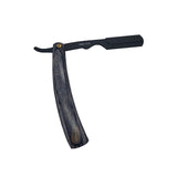 Kashi RBW-107E Professional Barber Razor Shaving Wood Handle and Black Color