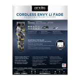 Andis Cordless Envy Li Fade - Andis Nation (73095)