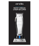 Andis Master Cordless Clipper Silver color 12470