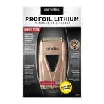 Andis ProFoil Lithium Titanium Foil Shaver - Copper ()