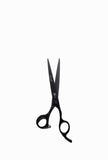 Kashi B-1165 Professional Shears, Hair Cutting  Japanese  Steel,  6.5 inch  Black Color