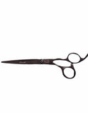 Kashi B-1165 Professional Shears, Hair Cutting  Japanese  Steel,  6.5 inch  Black Color