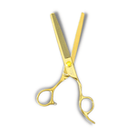 Kashi G-1146LT Professional Thinning shears, 6.5 inch Gold Color 46 Teeth