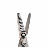 Kashi S-114V, Professional Thinning Shears 12 teeth,  Japanese Stainless  Steel,  6" Silver Color